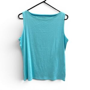 NWT Talbots Sleeveless Tank Top in Aqua
